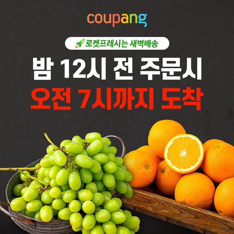 신선제품 새벽배송 로켓프레시